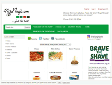 Tablet Screenshot of pizzamagic.com